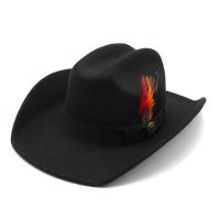 Woollen Tuch Fedora Hat, Solide, mehr Farben zur Auswahl,  Stück