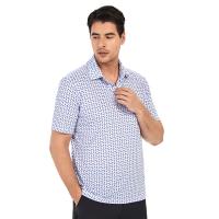 Spandex & Polyester Slim Polo Shirt printed PC