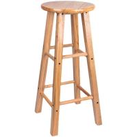 Solid Wood Stool & hollow patchwork Solid original color PC