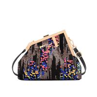 Fer & PU Cuir & Paillettes Crossbody Bag plus de couleurs pour le choix pièce