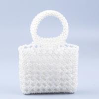 Plastic Easy Matching Handbag durable white PC