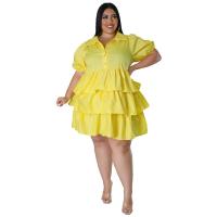 Polyester Einteiliges Kleid, Solide, mehr Farben zur Auswahl,  Stück