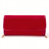 PU Cuir Sac Solide Rouge pièce