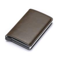 Aluminium Alloy & PU Leather Card Bag Lightweight & Multi Card Organizer PC