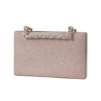 PU-leer & Zinklegering & Rhinestone Clutch Tas Solide meer kleuren naar keuze stuk