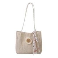 Straw Tote Bag Shoulder Bag large capacity & soft surface PC