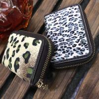 Cloth Card Bag Multi Card Organizer leopard PC