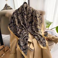 Polyester Silk Scarf sun protection Plain Weave PC