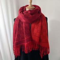 Polyester Women Scarf thermal jacquard PC