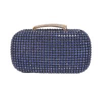 Metalen & Polyester Clutch Tas meer kleuren naar keuze stuk