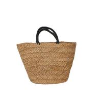 Straw Beach Bag Shoulder Bag large capacity Solid PC