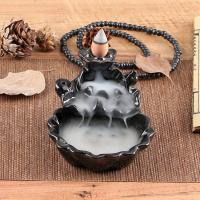 Porcelain Backflow Burner for home decoration handmade black PC