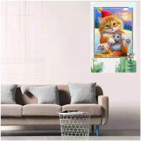 Canvas without frame & DIY Diamond Painting handmade PC