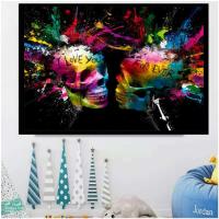 Canvas without frame & DIY Diamond Painting handmade PC