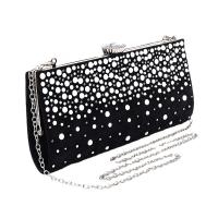 Velours Clutch Tas Polyester Zwarte stuk