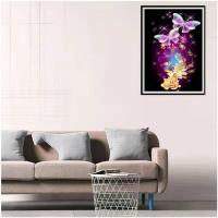 Canvas without frame & DIY Diamond Painting handmade PC