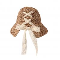 Straw & Lace Outdoor Sun Protection Straw Hat sun protection & adjustable Solid PC