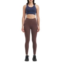 Polyamide & Spandex Vrouwen Yoga Broek effen geverfd Solide meer kleuren naar keuze stuk