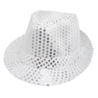 Senti & Paillettes Chapeau Fedora Solide plus de couleurs pour le choix pièce