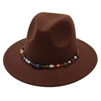 Tissus en polyester de coton & Senti Chapeau Fedora Solide plus de couleurs pour le choix pièce