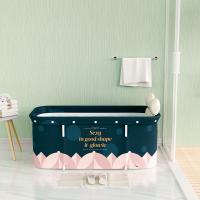 Pearl Cotton & PVC & Canvas & Cotton heat preservation Foldable Bathtub durable & thickening  PC