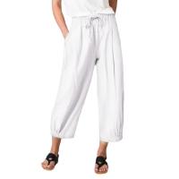 Tissu en coton Pantalons décontractés femmes Solide plus de couleurs pour le choix pièce