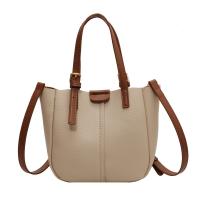 PU Leather Easy Matching Handbag attached with hanging strap Lichee Grain PC