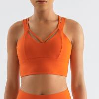 Polyamide & Spandex Sport Bra shockproof Solid PC