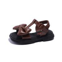 Rubber & Synthetic Leather Hook and Loop Children Sandals & breathable Pair