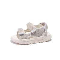 Rubber & Synthetic Leather Hook and Loop Girl Sandals & breathable Pair