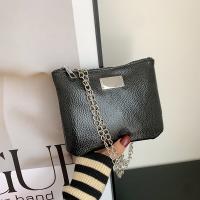 PU Leather Shoulder Bag with chain & soft surface PC