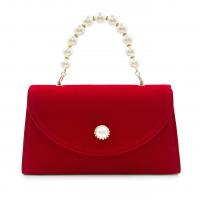 Suede Sac d’embrayage Rouge pièce