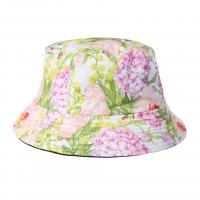 Polyester Bucket Hat, Gedruckt, Floral, mehr Farben zur Auswahl, :,  Stück