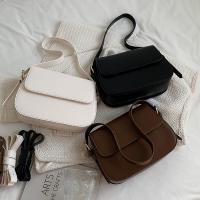 PU Leather Saddle Shoulder Bag soft surface PC