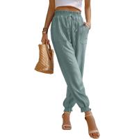 Polyester Frauen Casual Hose, Solide, mehr Farben zur Auswahl,  Stück