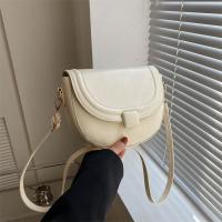 PU Leather Saddle & Easy Matching Crossbody Bag PC