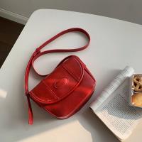 PU Leather Saddle Crossbody Bag PC