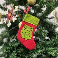 Kleber gebunden Stoff Weihnachtsdekoration Socken, mehr Farben zur Auswahl,  Stück