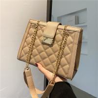 PU Leather Box Bag Shoulder Bag with chain PC