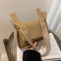 PU Leather Shoulder Bag soft surface & attached with hanging strap PC