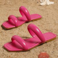 Gummi & PU Leder Strandschuhe, Solide, mehr Farben zur Auswahl,  Paar