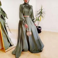 Polyester Nahöstliche islamische Musilm Kleid, Solide, mehr Farben zur Auswahl,  Stück