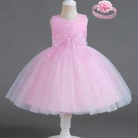 Polyester Ball Gown Girl One-piece Dress Cute PC