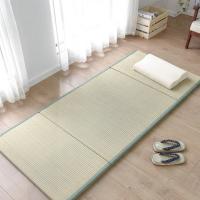 Paille Matelas de lit pliable Vert pièce