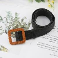 Plastic Fashion Belt flexible length weave PC