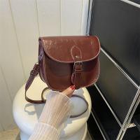 PU Leather Saddle Crossbody Bag soft surface PC