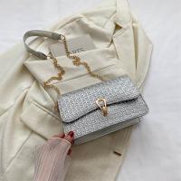 PU Leather Shoulder Bag with chain & soft surface PC