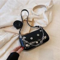 PU Leather Easy Matching Shoulder Bag attached with hanging strap PC