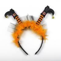 Adhesive Bonded Fabric & Plastic Hair Band Halloween Design PC