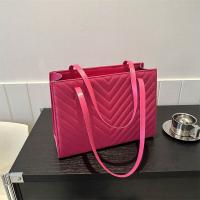 PU Leather Tote Bag Shoulder Bag large capacity PC